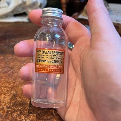 Mercurochrome - Flacon ancien de pharmacie -Apothicaire