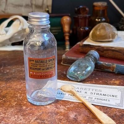 Mercurochrome - Flacon ancien de pharmacie -Apothicaire