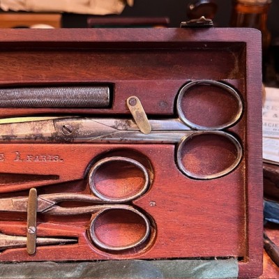 Coffret d'autopsie portatif - Maison Charrière - Mi XIXème siècle