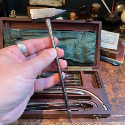 Coffret d'autopsie portatif - Maison Charrière - Mi XIXème siècle