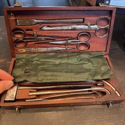 Coffret d'autopsie portatif - Maison Charrière - Mi XIXème siècle