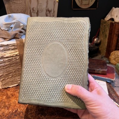 Notebook - Dark Green Medallion Notebook - Maison Merci Louis