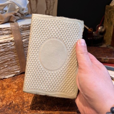 Notebook - Light Green Medallion Notebook - Maison Merci Louis
