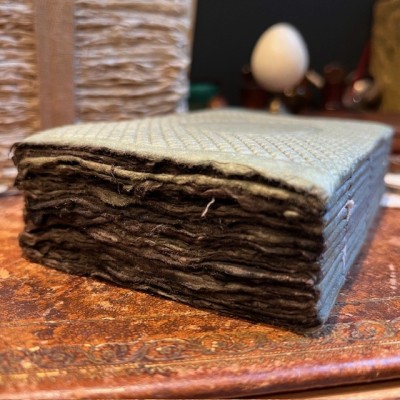 Cahier - Carnet Médaillon Vert fonçé - Maison Merci Louis