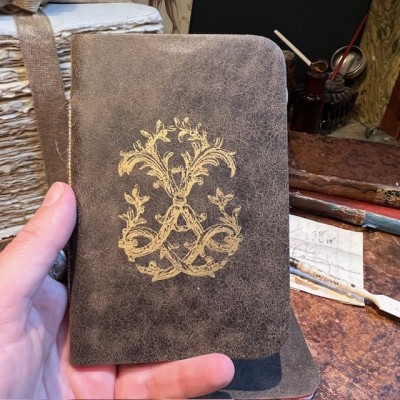 Louis XIV soft leather notebook - Maison Merci Louis