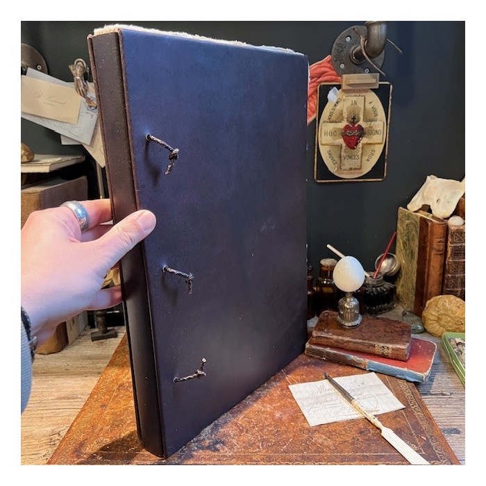 Artist's sketchbook - Leather binding - Photo album - Herbarium Artist's sketchbook - Leather binding - Photo album - Herbarium
