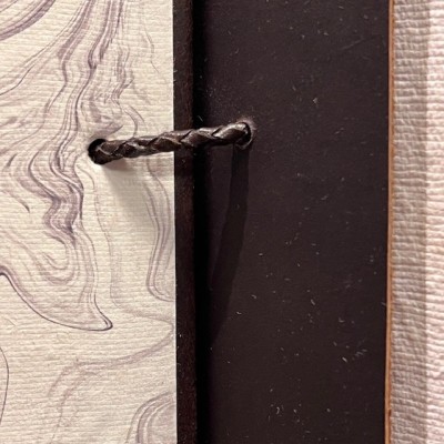 Artist's sketchbook - Leather binding - Photo album - Herbarium