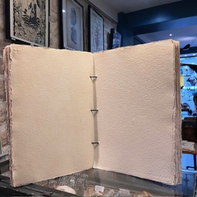 Artist's sketchbook - Leather binding - Photo album - Herbarium