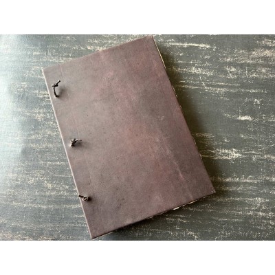 Artist's sketchbook - Leather binding - Photo album - Herbarium
