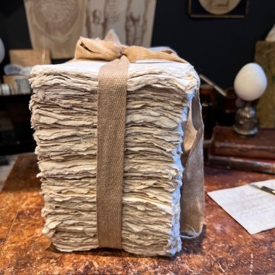 Bloc de papier 250 feuilles vierges - Serre-Livres Maison Merci Louis
