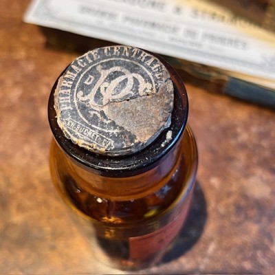 Alcool fin dénaturé - Antique pharmacy bottle - Apothecary