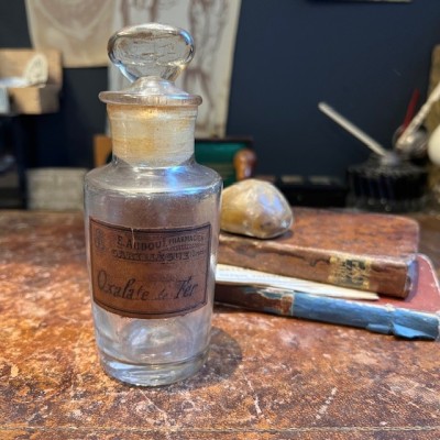 - Flacon ancien de pharmacie -Apothicaire
