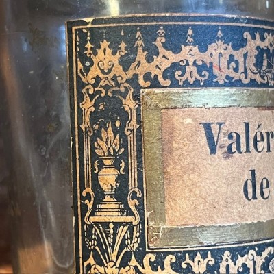 Valérianate de Zinc - XIXème siècle - Flacon de pharmacie -Apothicaire