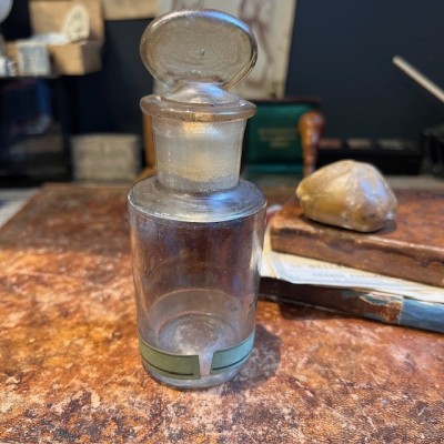 Valérianate de Zinc - Antique XIXth century pharmacy bottle-Apothecary