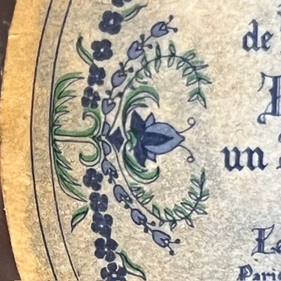 Dans un Jardin - Verveine - Flacon de parfum ancien VIDE - Parfumeur