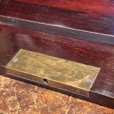 Antique Glove box - Blackened wood - Napoleon III Victorian period