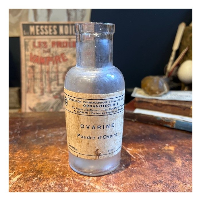 Ovarine - Antique pharmacy bottle - Apothecary