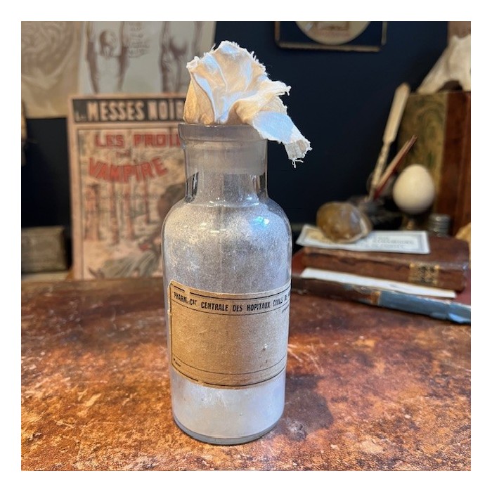 Central Pharmacy of the Civil Hospitals - Antique pharmacy bottle