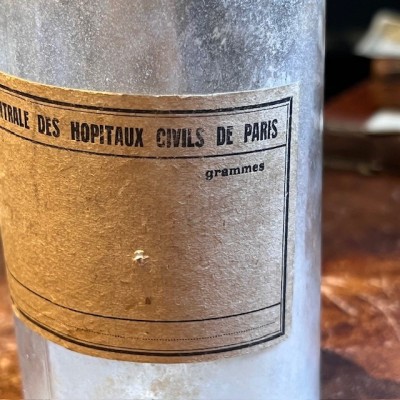 Pharmacie Centrale Hôpitaux - Flacon ancien de pharmacie -Apothicaire