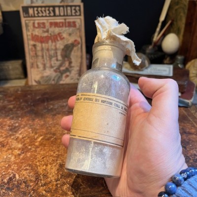 Central Pharmacy of the Civil Hospitals - Antique pharmacy bottle