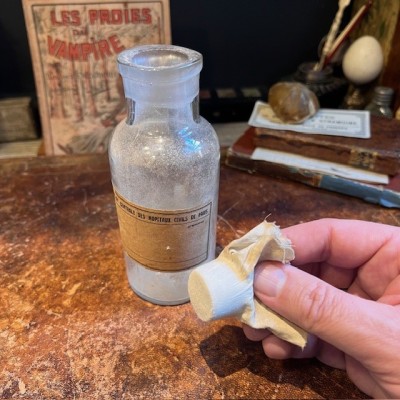 Central Pharmacy of the Civil Hospitals - Antique pharmacy bottle