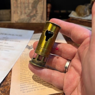 Microscope de poche - Floroscope - Insectoscope en laiton Microscope de poche - Floroscope - Insectoscope en laiton