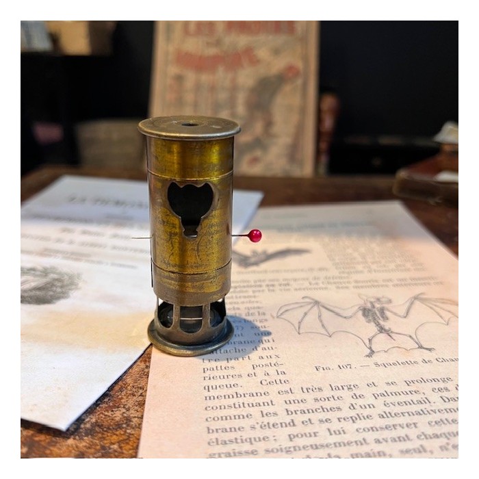 Pocket microscope - Floroscope - Insectoscope in brass Pocket microscope - Floroscope - Insectoscope in brass