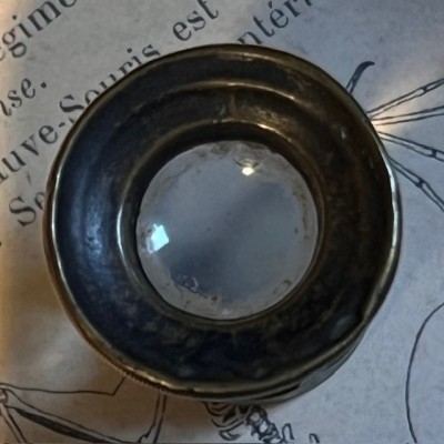 Microscope de poche - Floroscope - Insectoscope en laiton Microscope de poche - Floroscope - Insectoscope en laiton