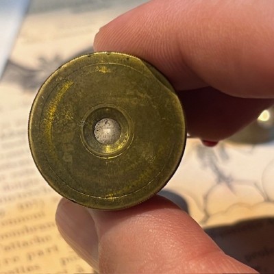 Pocket microscope - Floroscope - Insectoscope in brass Pocket microscope - Floroscope - Insectoscope in brass