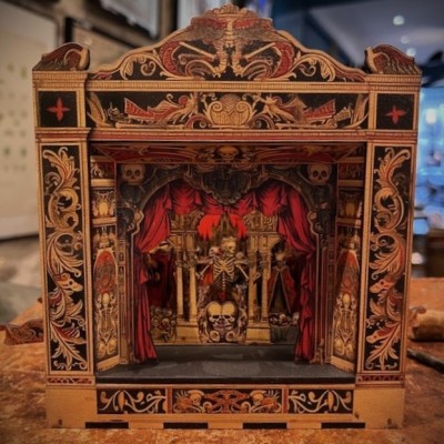Theater of the Dance Macabre - Victorian miniature theater