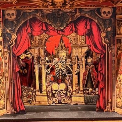 Theater of the Dance Macabre - Victorian miniature theater Theater of the Dance Macabre - Victorian miniature theater