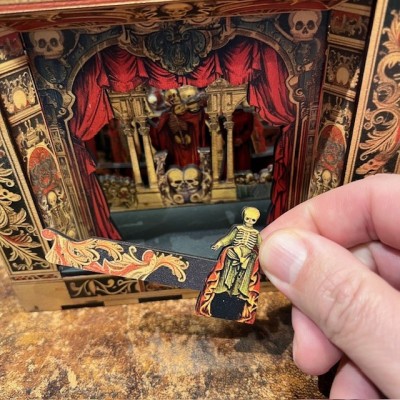 Theater of the Dance Macabre - Victorian miniature theater Theater of the Dance Macabre - Victorian miniature theater