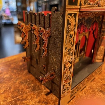 Theater of the Dance Macabre - Victorian miniature theater Theater of the Dance Macabre - Victorian miniature theater