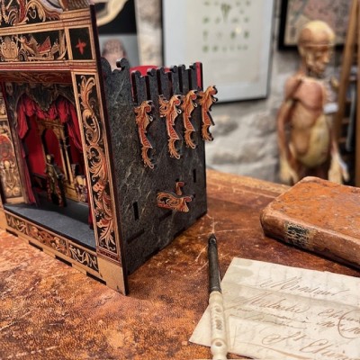Theater of the Dance Macabre - Victorian miniature theater Theater of the Dance Macabre - Victorian miniature theater