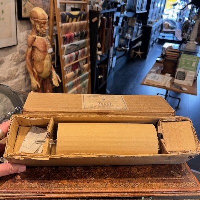 Antique sodium chloride infusion bulb - 500cm3 in its original box