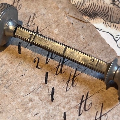 Antique hypodermic syringe of PRAVAZ - End of the 19th