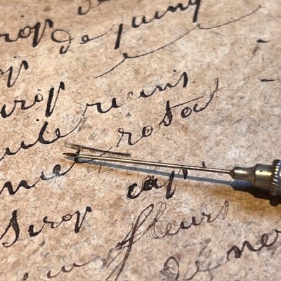 Antique hypodermic syringe of PRAVAZ - End of the 19th