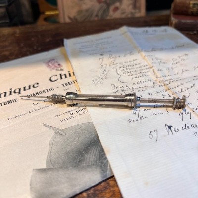 Antique Pravaz syringe - Hypodermic injection - SINGLE WITHOUT CASE