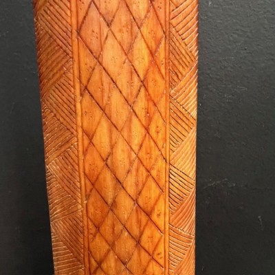 Engraved swordfish rostrum from Borneo - 99cm
