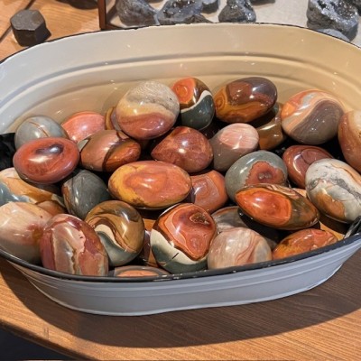 Galet de Jaspe de Mer - Jaspe océan