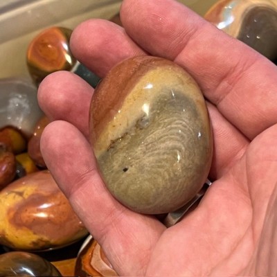 Galet de Jaspe de Mer - Jaspe océan