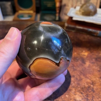 Sphère de Jaspe de Mer - Boule de Jaspe océan