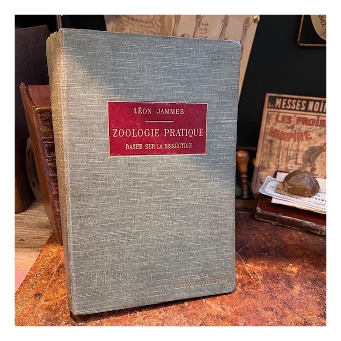 Zoologie basée sur la dissection - Par Jammes- Livre ancien de 1904