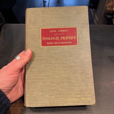 Zoologie basée sur la dissection - Par Jammes- Livre ancien de 1904