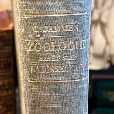 Zoologie basée sur la dissection - Par Jammes- Livre ancien de 1904