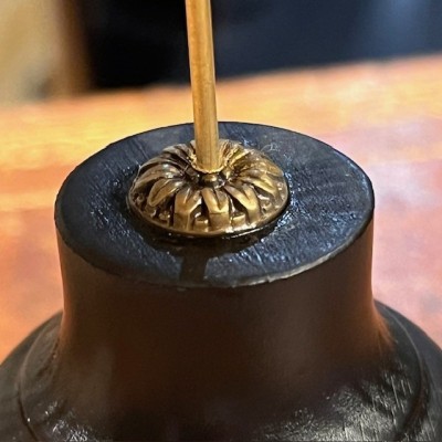 Poisson Diodon avec oeil de Ste Lucie sur socle - Poisson globe