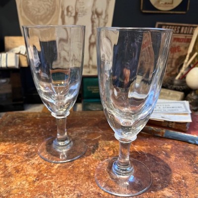 Verre à Absinthe ancien torsadé - XIXème siècle