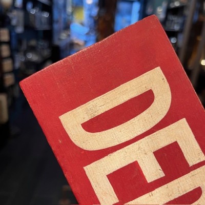 LAST DAYS - Antique painted Cinema plywood sign for final screenings