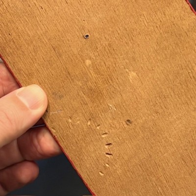 LAST DAYS - Antique painted Cinema plywood sign for final screenings