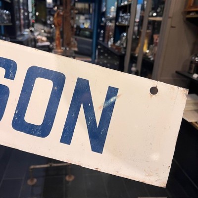 POISON - CORROSIVES - Panneau en tôle émaillée biface - Pharmacie